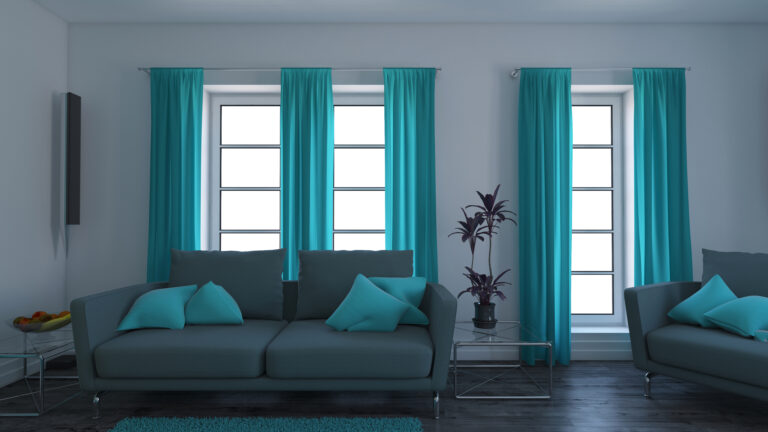 3D contemporary Living Room Interior and modern furniture
